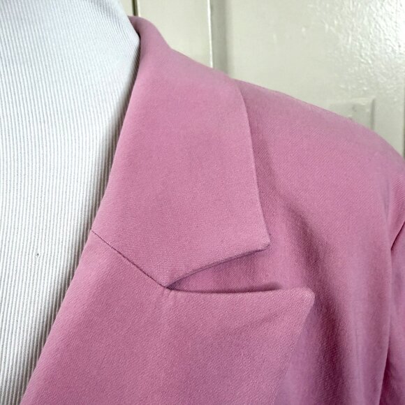 LANE BRYANT  The Bryant Ponte Stretch Pink Blazer Jacket Size 24 Barbiecore - Picture 2 of 9